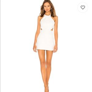 Revolve faux leather mini dress xs